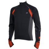 Asics NEW BALANCE Fitted Knitted Long Sleeve Mens Half Zip Top , XL, BLACK