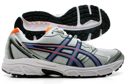 Asics Patriot 6 Running Shoes White/Blue/Neon Orange