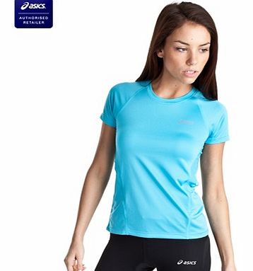 ASICS Vesta Crew T-Shirt - Aquarium - Womens