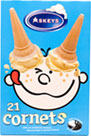 Askeys Round Ice Cream Cornets (21) Cheapest in