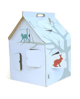 Asobi Illustrated Cardboard Wendy House - looks great