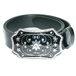 Enamel Buckle Belt