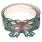 Enamel Butterfly Belt