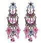 Flower Cascade Drop Earrings