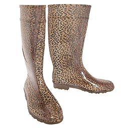 ASOS Leopard Print Wellington Boots