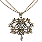Ornate Two Chain Pendant