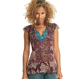 Paisley & Sequin Tunic