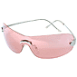 ASOS Rimless Wrap Round Sunglasses