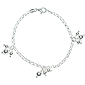 ASOS Silver Bead Cluster Bracelet