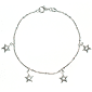 ASOS Silver Stars Bracelet
