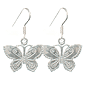 ASOS Sterling Silver Butterfly Earrings
