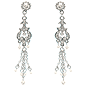 ASOS Stone Drop And Chain Earrings