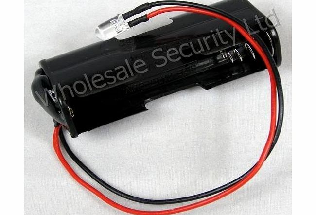ASP Green Battery Flashing LED ideal for dummy bell box or car alarm
