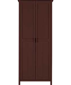 2 Door Wardrobe - Chocolate