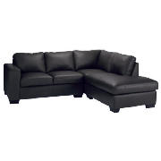 Aspen Right Hand Corner Leather Sofa, Brown