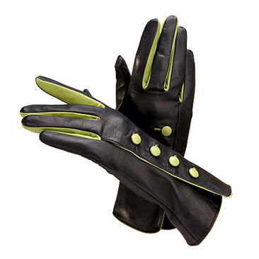 Ladies Button Gloves