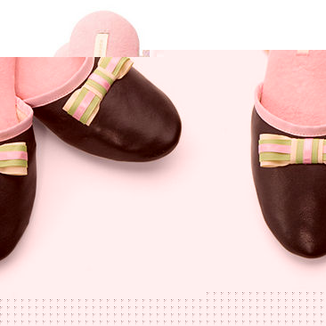 Ladies Slippers with Bow