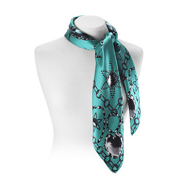 Silk Scarf with Ying and Yang