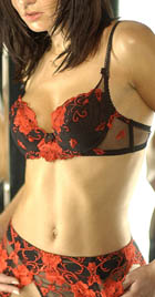 Diabolique half padded bra