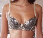 Olivine padded plunge bra