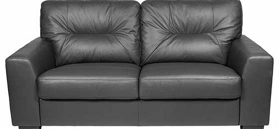 Aston Leather Sofa Bed - Black