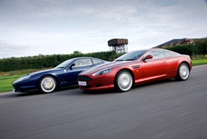 Aston Martin DB9 vs Ferrari 575