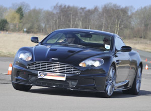 aston Martin DBS blast