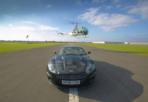 Aston Martin DBS Driving Thrill with Helicopter