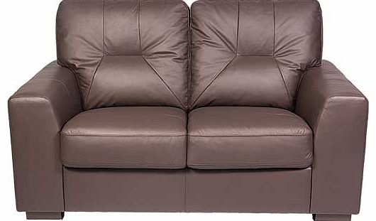 Aston Regular Leather Sofa - Chocolate
