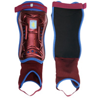 Villa Ankle Shinguards - Claret.