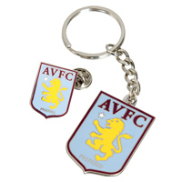 Aston Villa Keyring andamp; Badge Box Set.