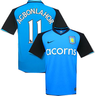 Nike 08-09 Aston Villa away (Agbonlahor 11)