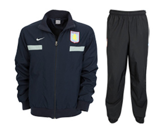 Aston Villa Nike 09-10 Aston Villa Woven Warmup Suit (black)