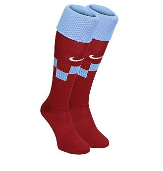 Aston Villa Nike 2010-11 Aston Villa Home Nike Football Socks