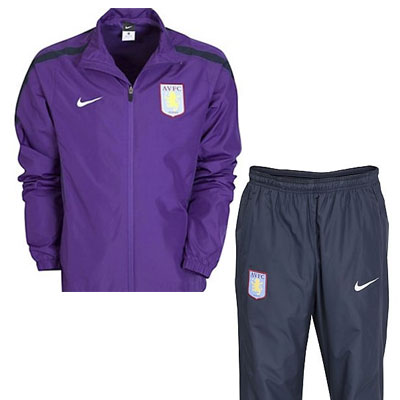 Nike 2010-11 Aston Villa Nike Woven Tracksuit (Purple)