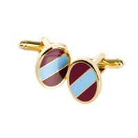 aston Villa Oval Cufflinks.
