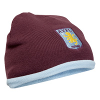 Villa Reversible Beanie - Claret/Sky.