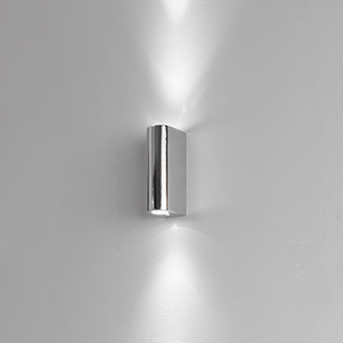 Alba Modern Polished Chrome LED Bathroom Wall Light
