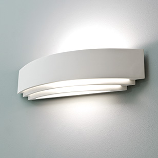 Astro Lighting Amalfi Plus 520 Dedicated Low Energy Ceramic Wall Light That Directs Light Up And Down