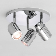 Astro Como Chrome Round Bathroom Ceiling Light