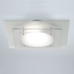 Astro Planar Glass Bathroom Ceiling Light