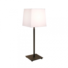 Azumi Bronze Table Lamp with Square White Shade