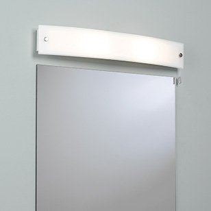 Astro Lighting Curve Simple White Bathroom Mirror Wall ...