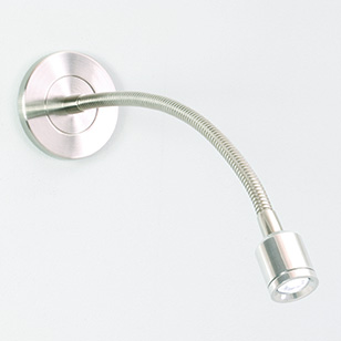 Astro Lighting Fosso Recessed Flexible LED Wall Light In A Polished Nickel Finish
