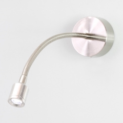 Fosso Surface Flexible LED Wall Light in Chrome