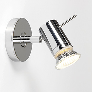 Mercury Wall Light Modern Polished Chrome