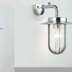 Astro Lighting Montparnasse Polished Nickel Outdoor Wall Light