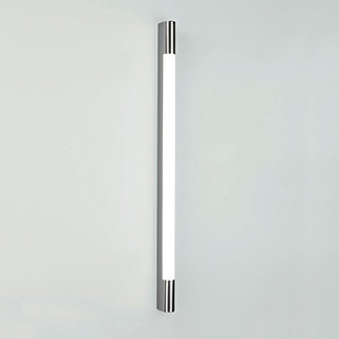 Astro Lighting Palermo 900 Modern Unswitched Bathroom Wall Light In Polished Chrome With White Shade