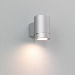 Astro Lighting Porto Single Silver Outdoor Wall Light
