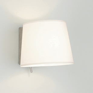 Astro Lighting Sala Wall Light Modern White Fabric